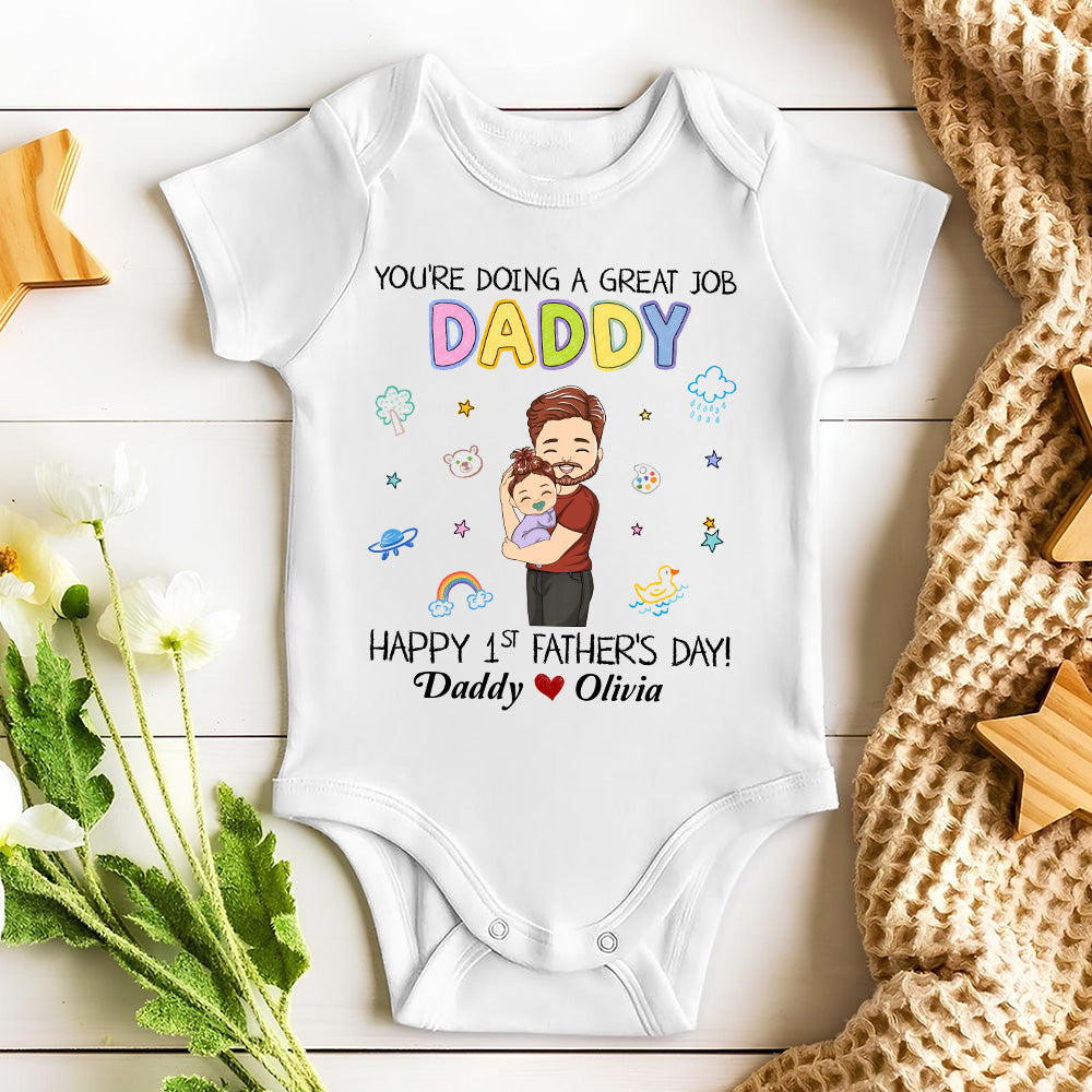 I Am Lucky - Personalized Baby Onesie
