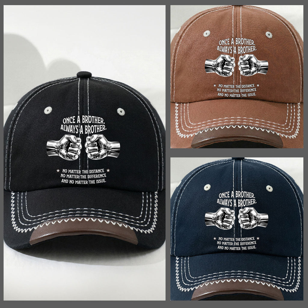 Always My Brother - Personalized Vintage Soft Baseball Cap