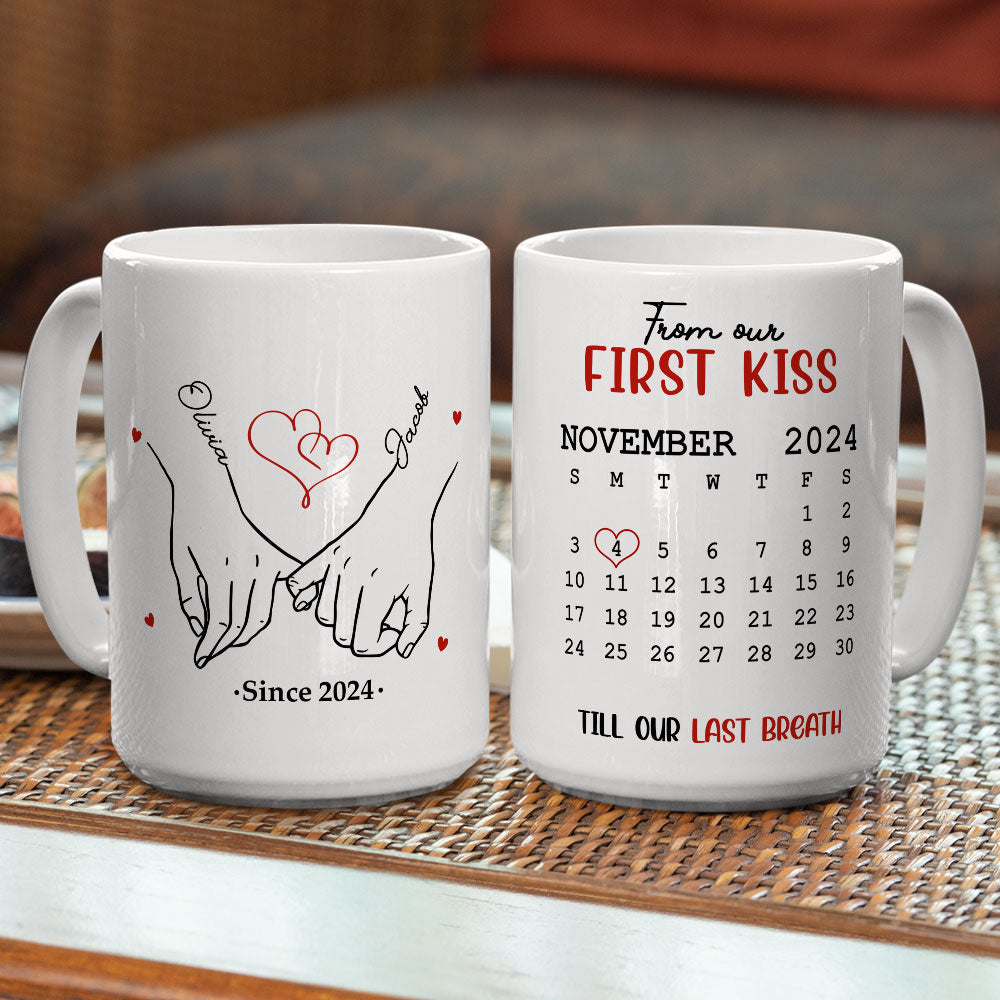 Custom Anniversary Keepsake Gifts For Couple • Forever And Always - Personalized Coffee Mug