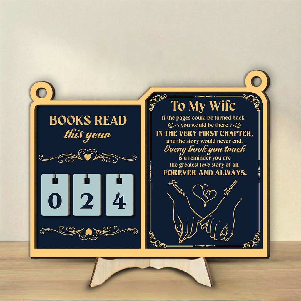 Forever And Always - Personalized Tracker Sign