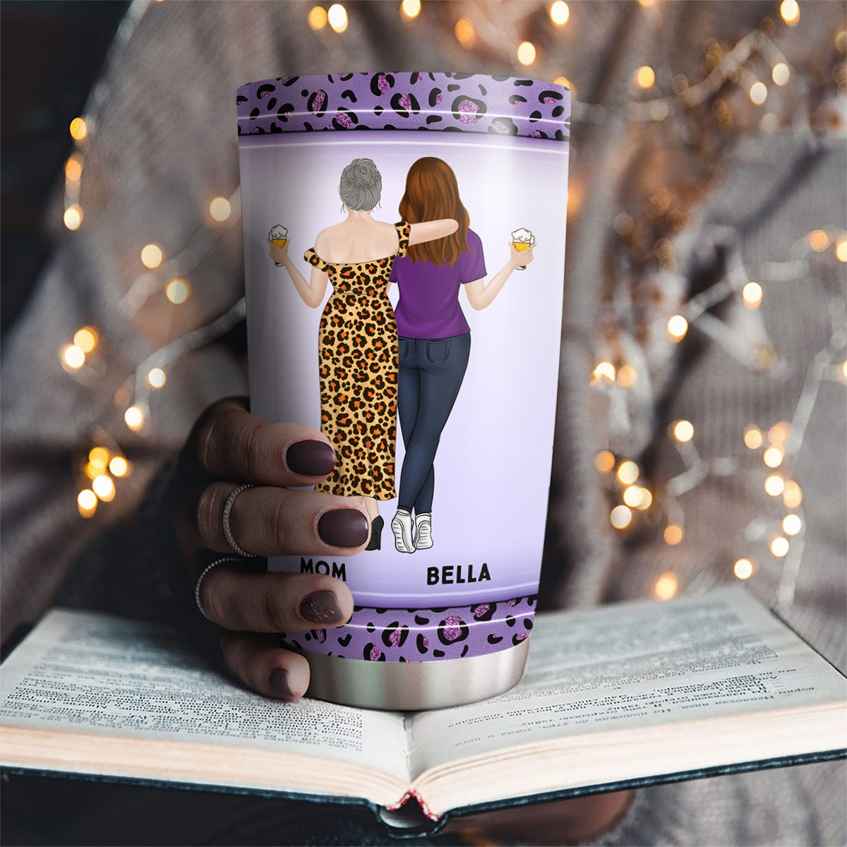 Like Mother Like Daughter - Personalized 3D Inflated Effect Tumbler