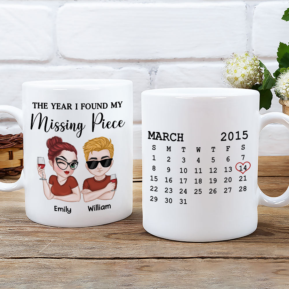 Custom Anniversary Keepsake Gifts For Couple • My Piece - Personalized Coffee Mug