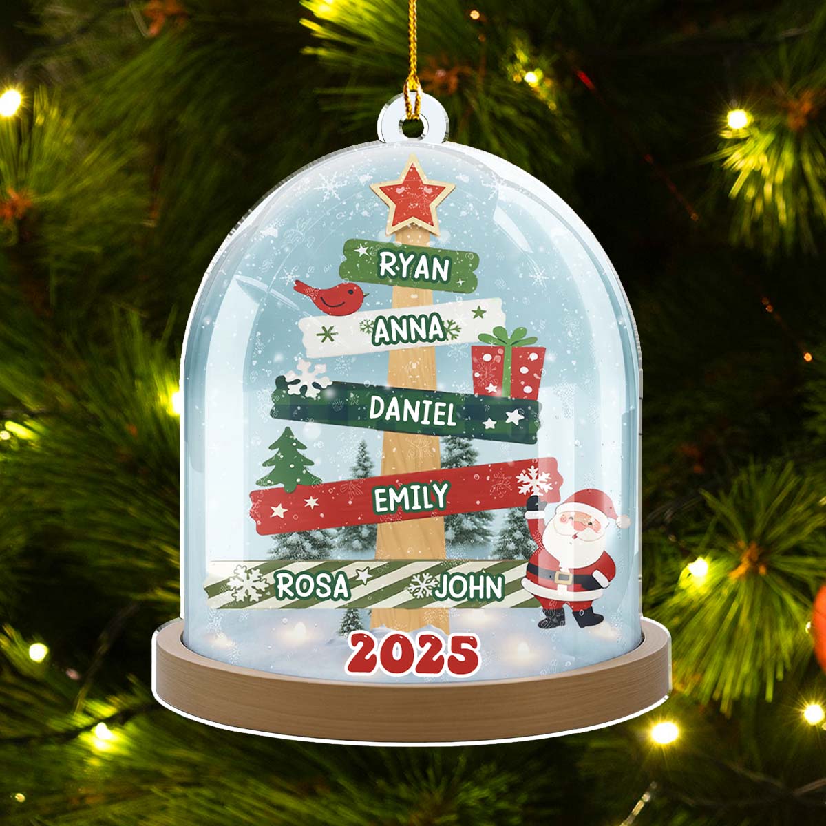 Custom Family Ornament, Christmas Gift for Family Members •  Home Is Where We Are Together - Personalized Acrylic Ornament