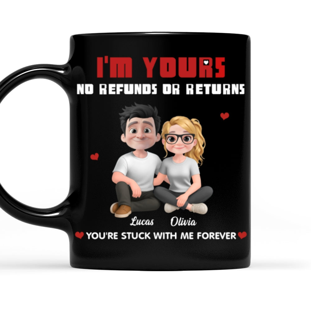 Custom Anniversary Keepsake Gifts For Couple • No Refunds Sorry About That - Personalized Coffee Mug