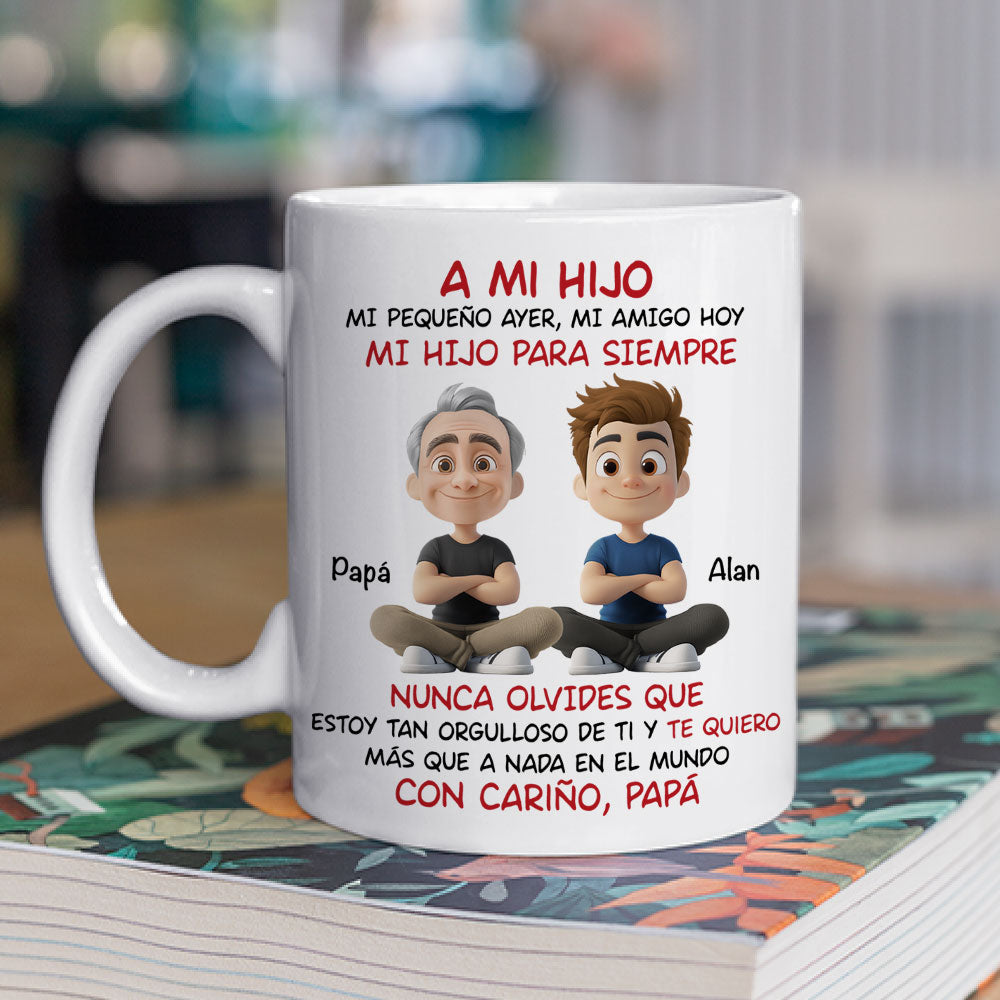 Custom Christmas & Birthday Gift for Son • Mi Hijo Para Siempre - Taza Personalizada
