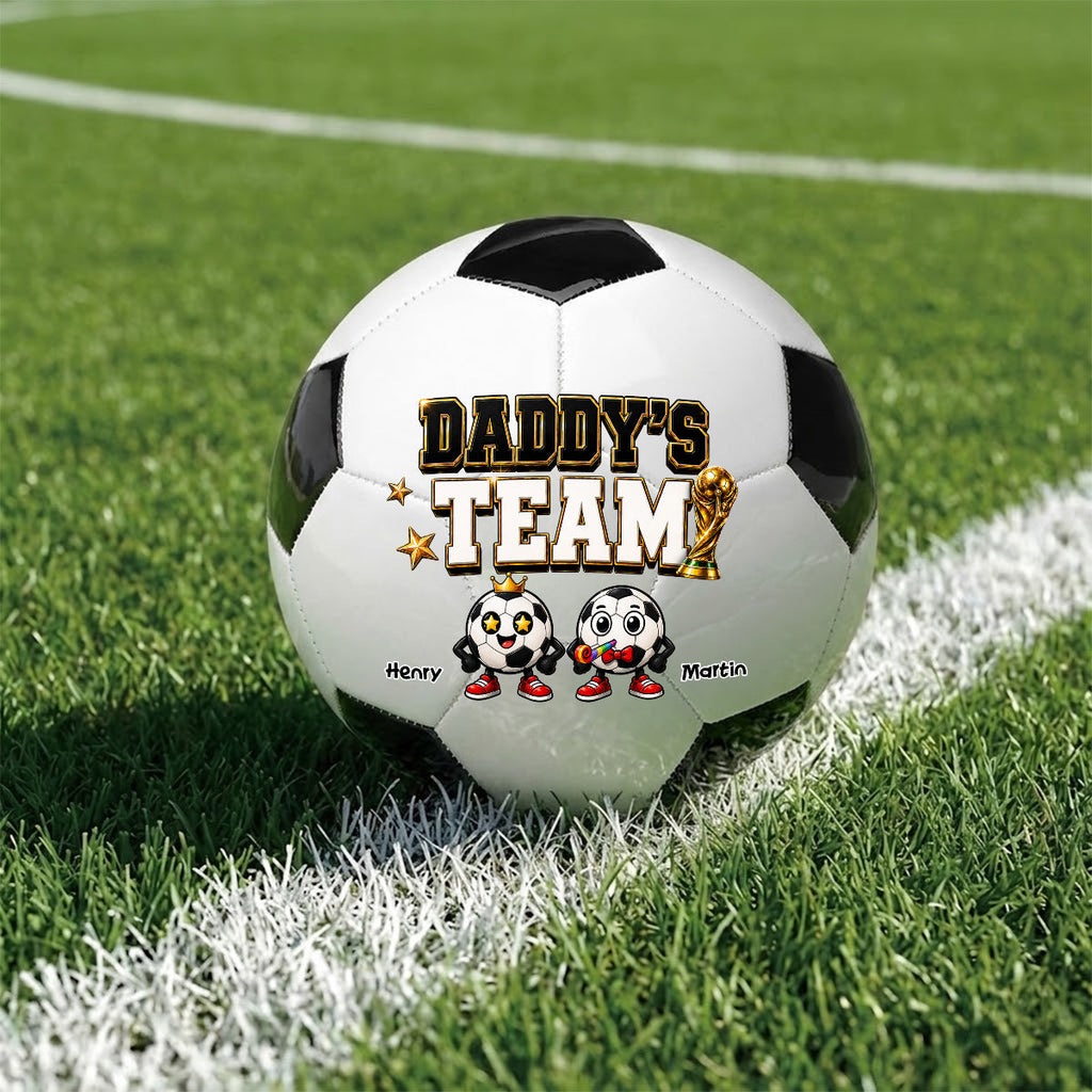 Daddy Team - Personalized Soccer Ball