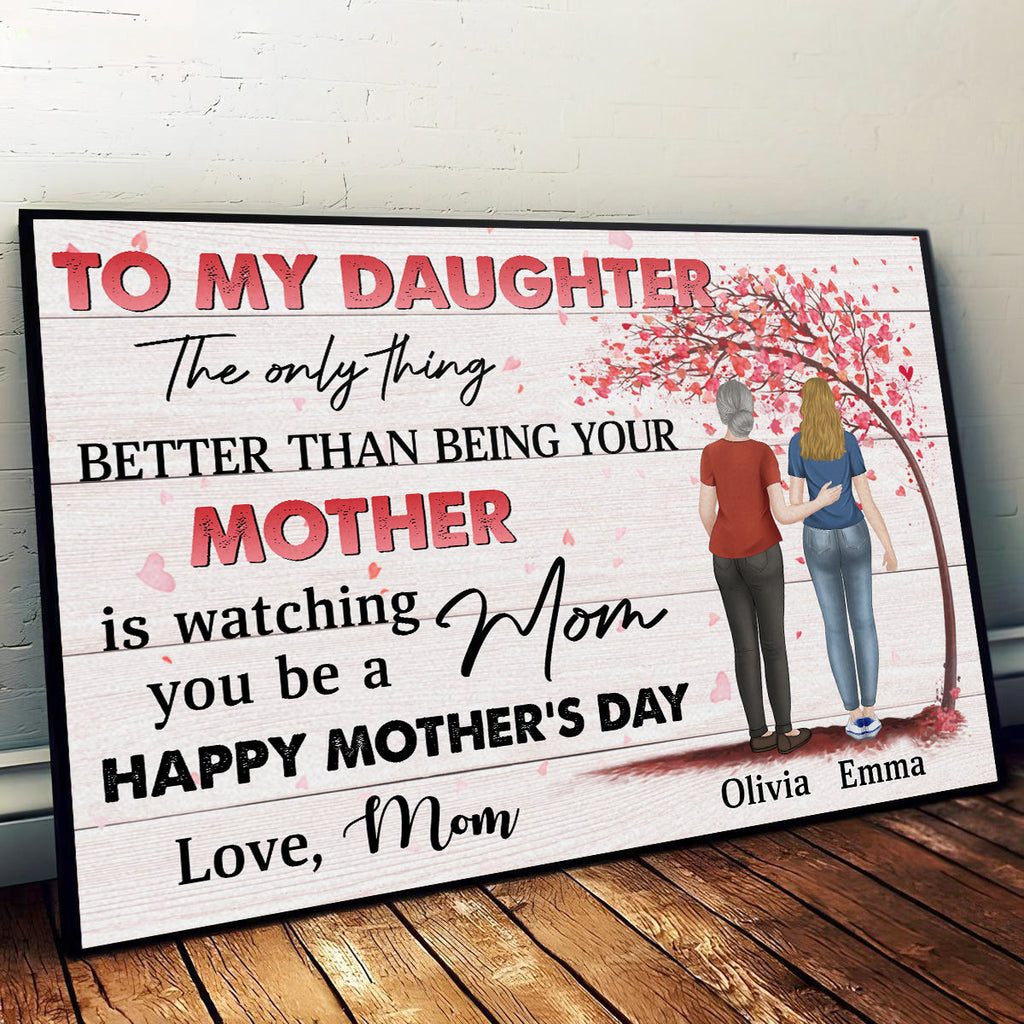 To My Daughter - Personalized Poster