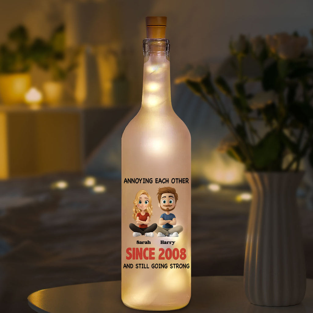 Together Forever - Personalized Bottle Lamp