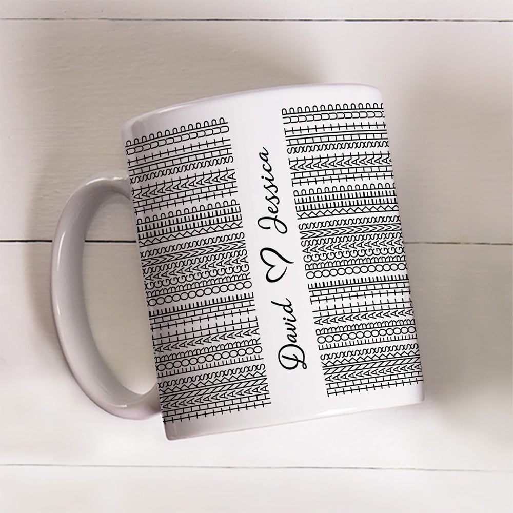 Custom Anniversary Keepsake Gifts For Couple • Thanks For The Wild Rides - Personalized Coffee Mug