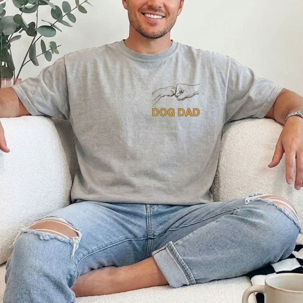 Custom Christmas & Birthday Keepsake Gift • Dog Dad Classic - Personalized Shirt