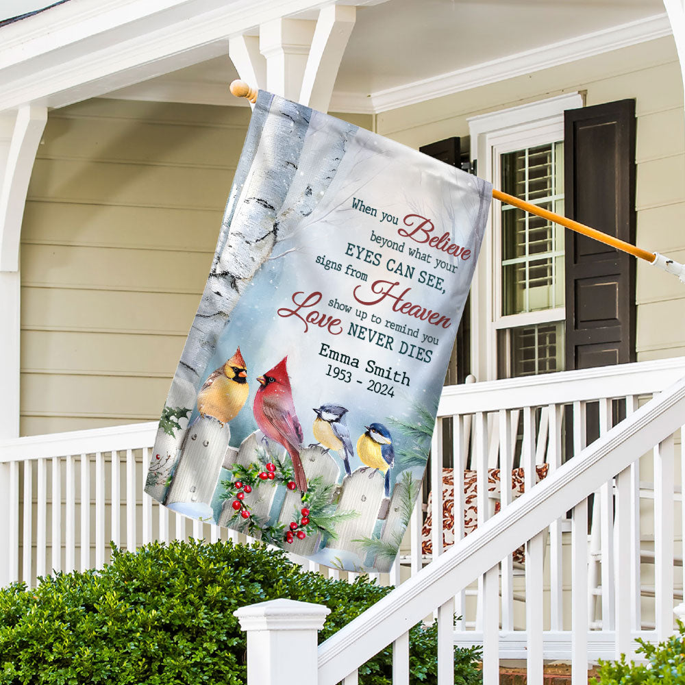 Forever Cherished, Never Forgotten - Personalized Flag