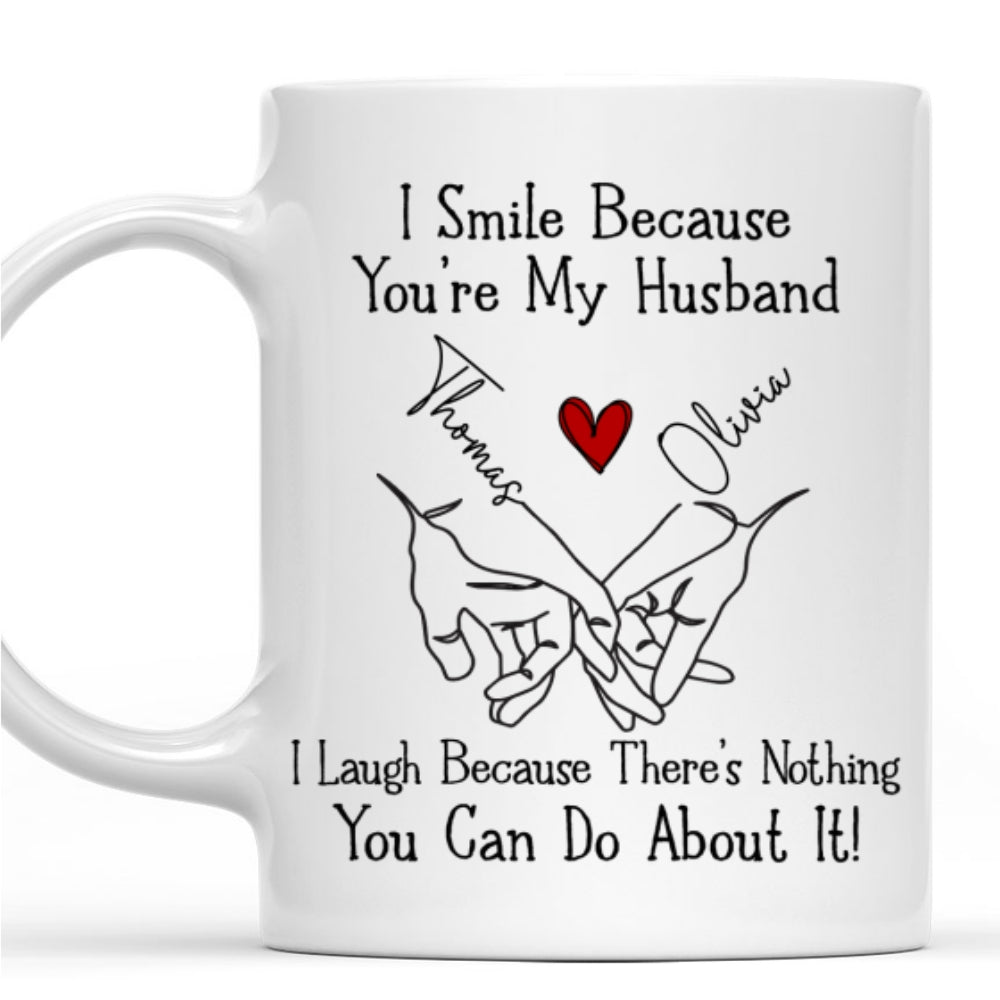 Custom Anniversary Keepsake Gifts For Couple • My Husband - Personalized Coffee Mug