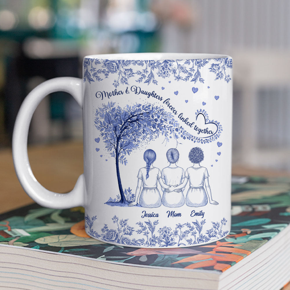 Custom Christmas & Birthday Gift for Daughter • Together We Bloom - Personalized Coffee Mug