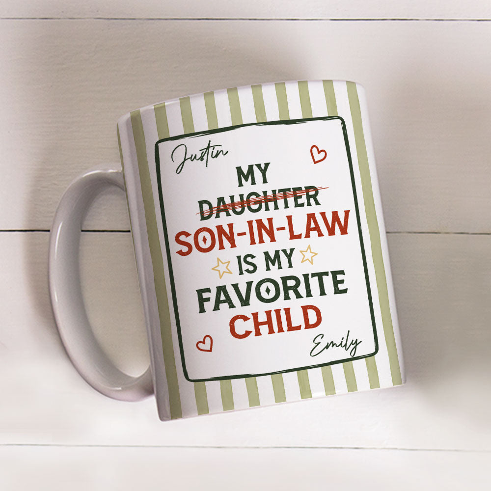 Custom Father's Day Gift For Son • My Favorite Child - Personalized Coffee Mug