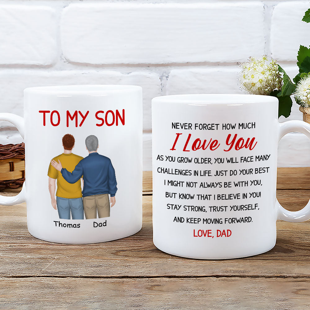 Custom Christmas & Birthday Gift for Son • My Boy My Son - Personalized Coffee Mug