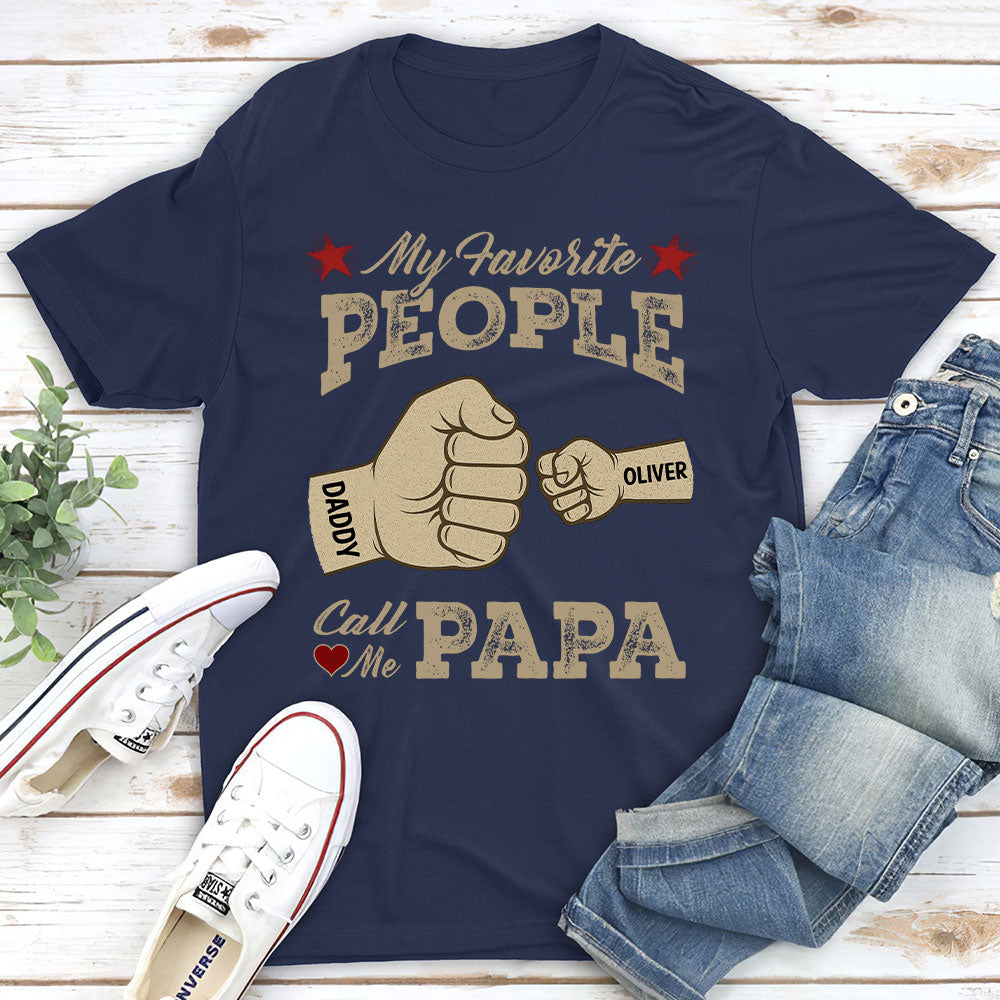 Custom Father's Day, Special Gift for Dad & Grandpa • Daddy Team - Personalized Shirt