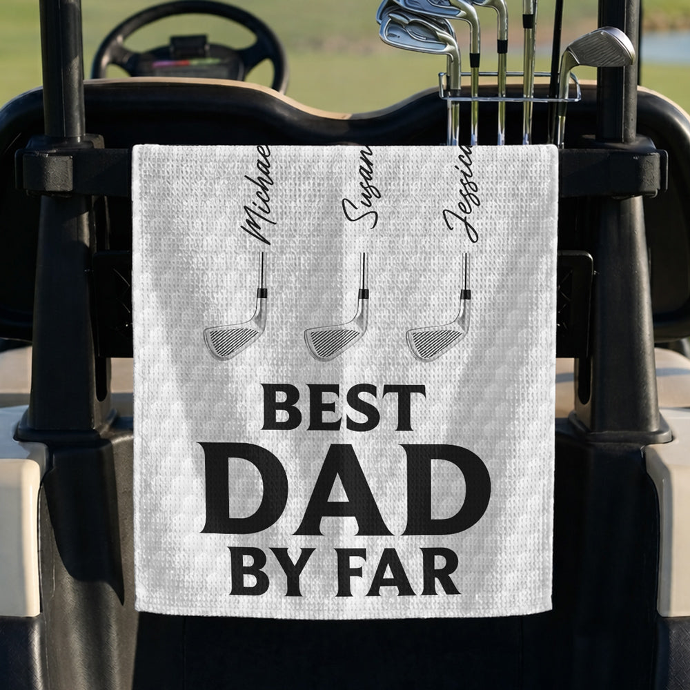 Best Daddy By Par - Personalized Golf Towel