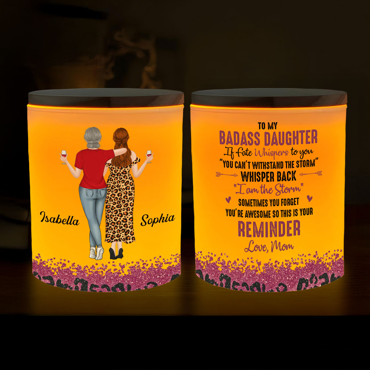 This Is Your Reminder - Personalized Glass Jar With LED Candle