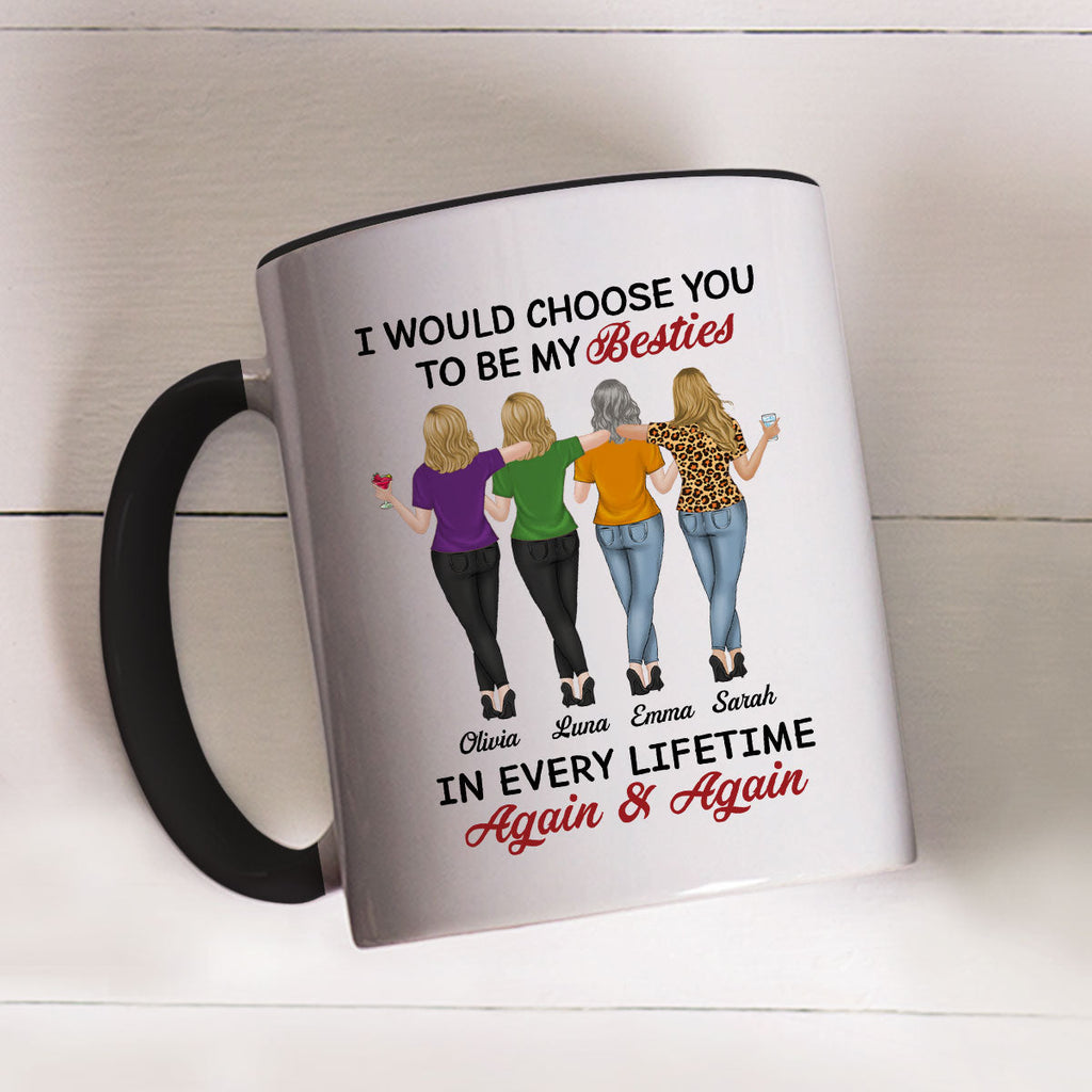 Custom Christmas & Birthday Gift for Brother & Sister • True Friends Always - Personalized Accent Mug