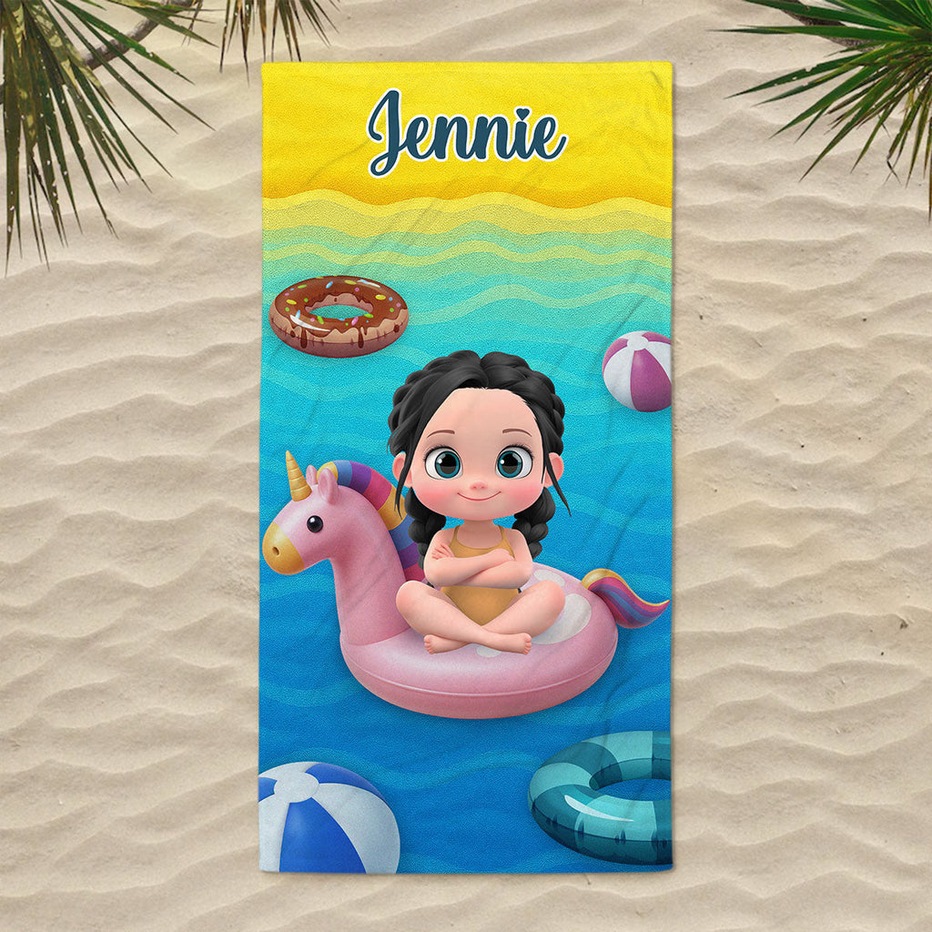 Summer Fun - Personalized Beach Towel