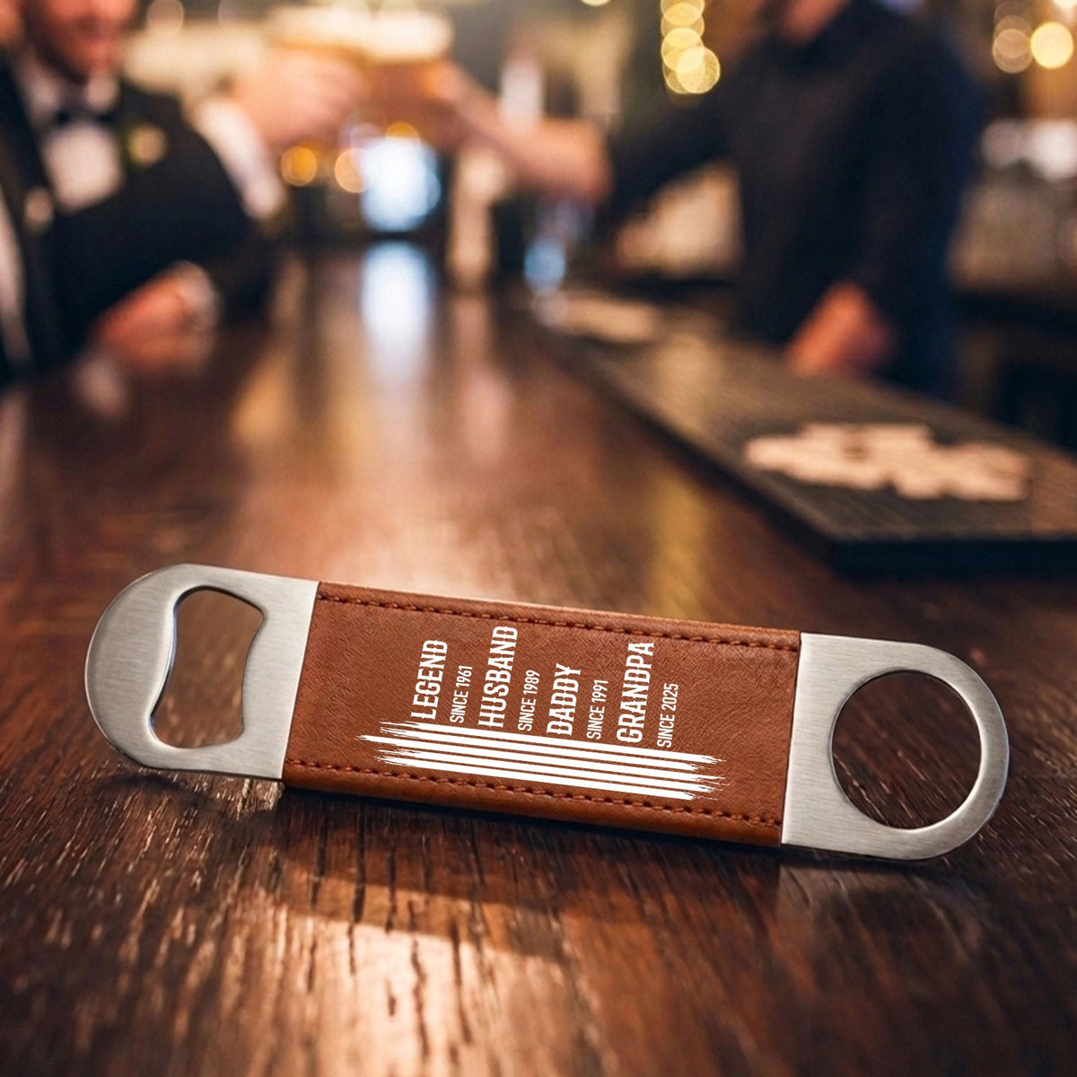 The Original Legend - Personalized Leather Bottle Opener