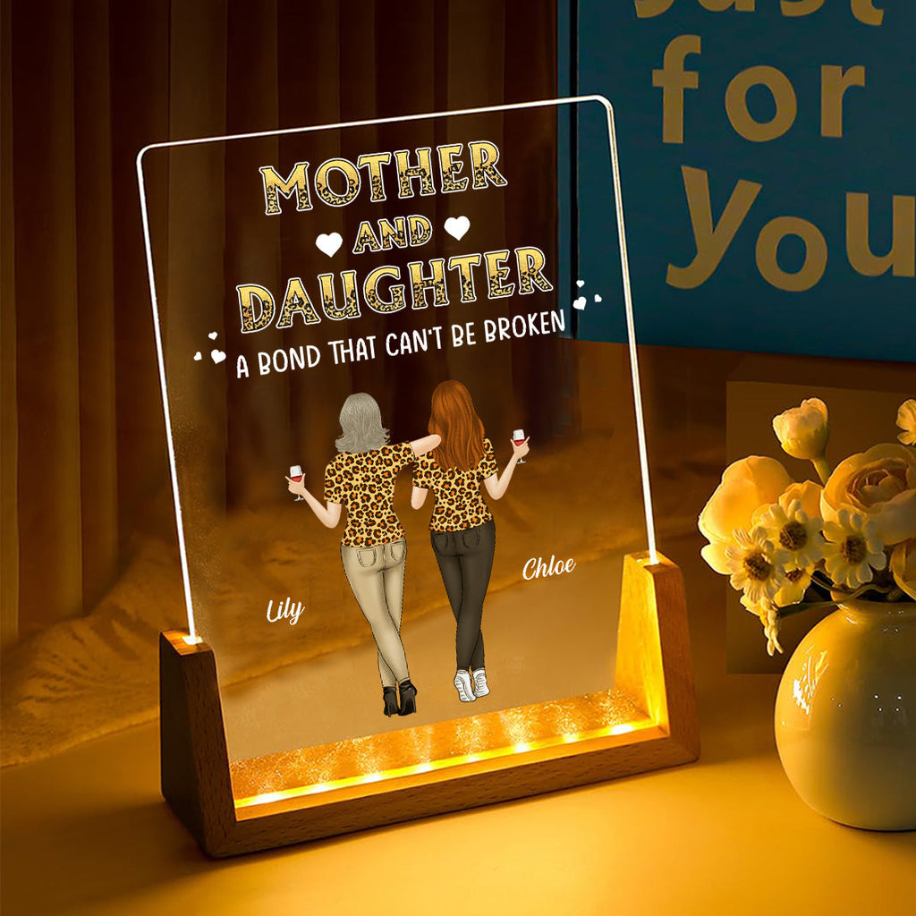 Custom Gift for Mom Grandma, Mother's Day Birthday • Mother And Daughters - Personalized Night Light
