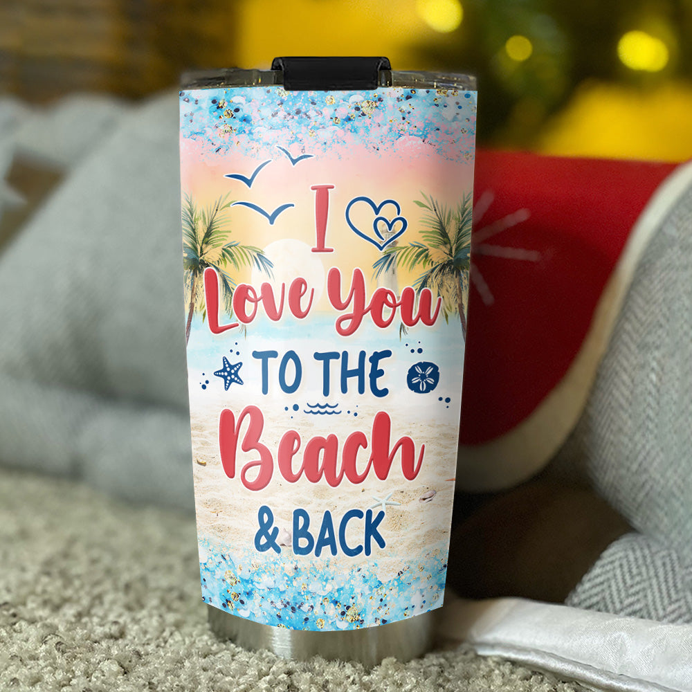 To The Beach - Personalized Tumbler