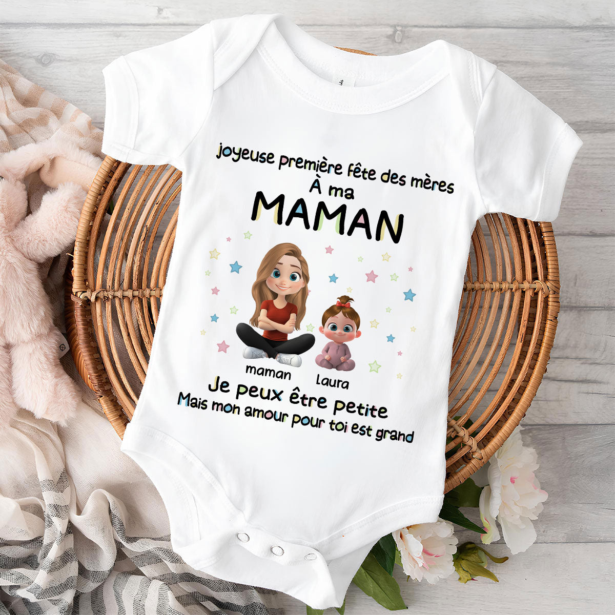 Notre Première Fête des Mères - Body Bébé Personnalisé