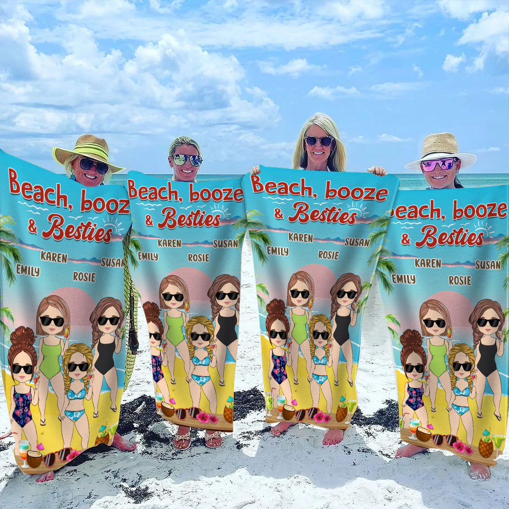 Beach & Besties - Personalized Beach Towel