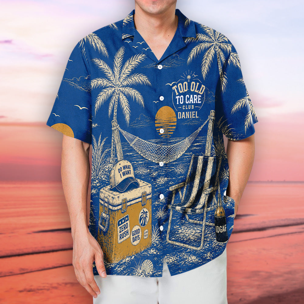 Not My Problem - Personalized Hawaiian Shirt