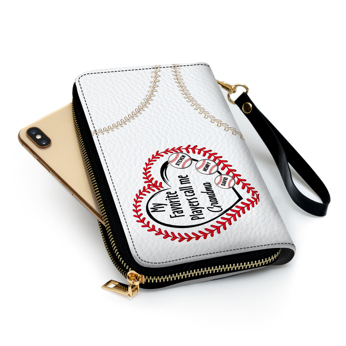 My Favorite Players Call Me - Personalized Leather Wallet