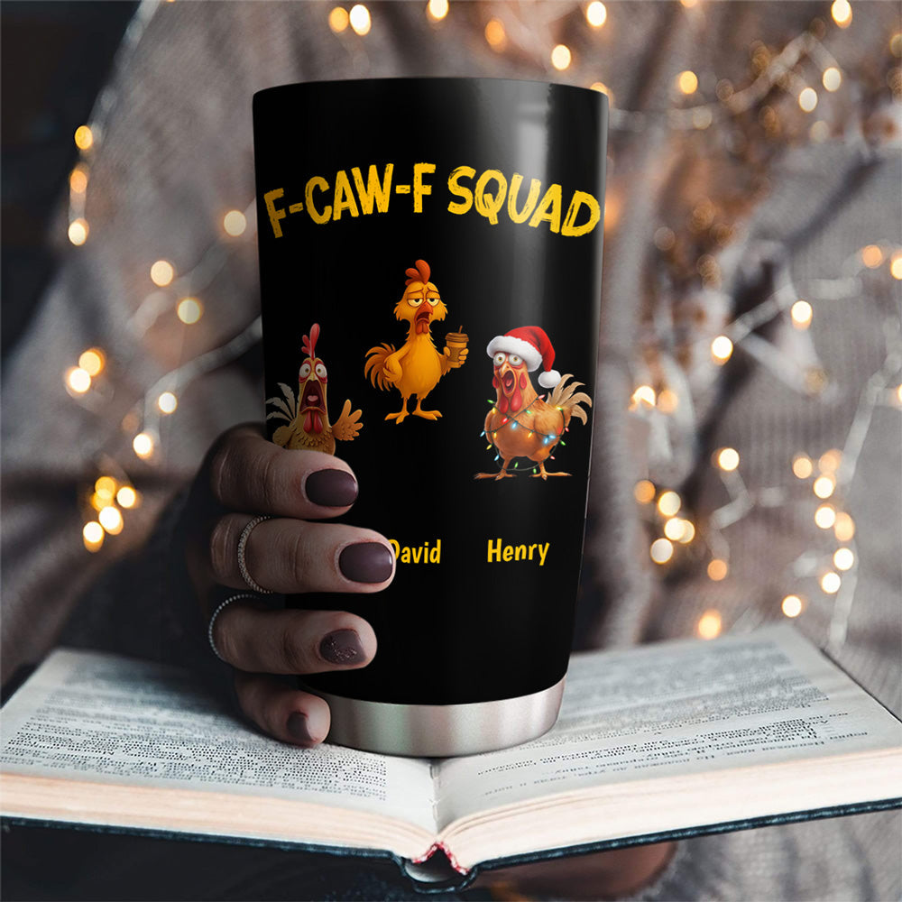 Custom Christmas Birthday Gifts For Best Friend • FCAWF Squad - Personalized Tumbler