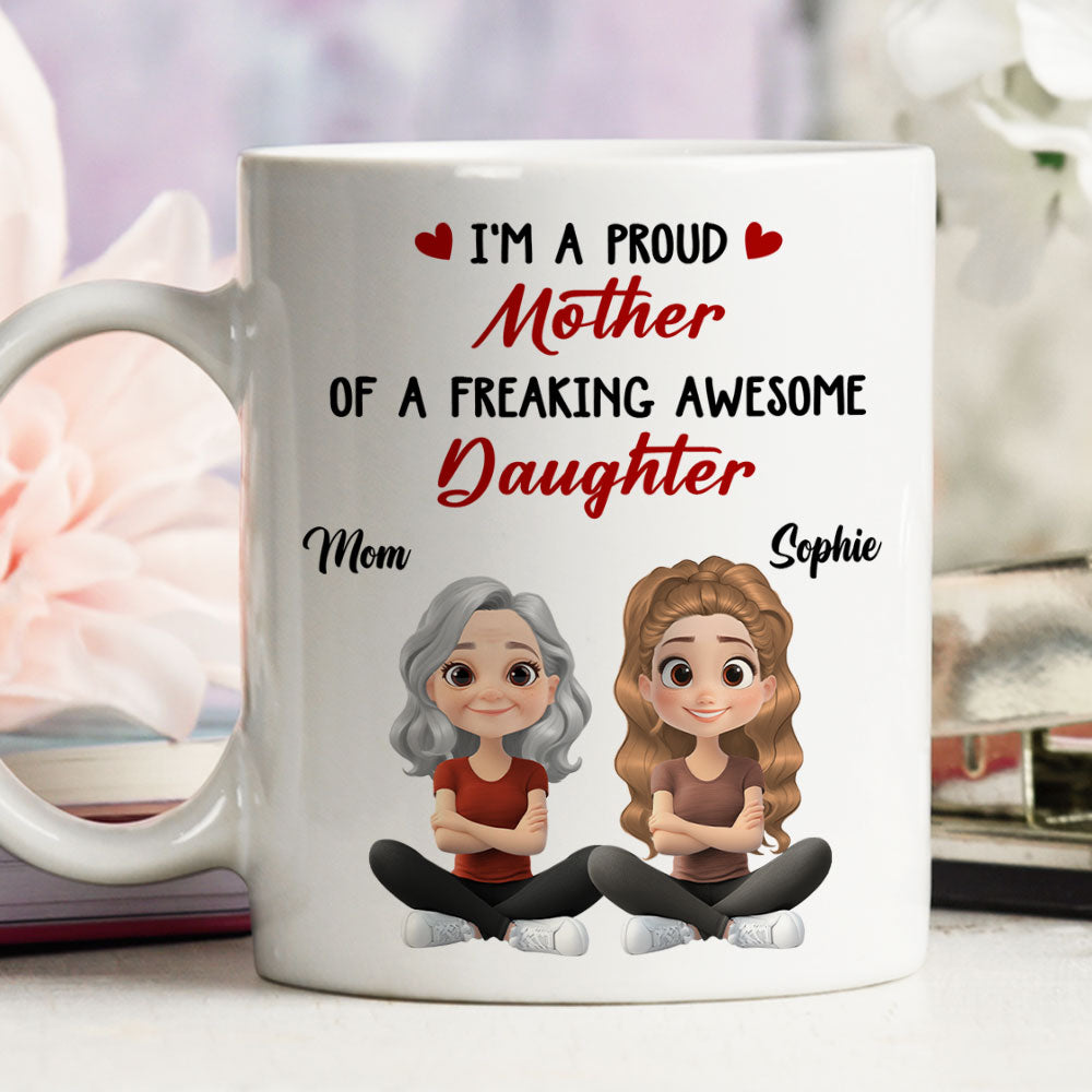 Custom Mother's Day Gift for Daughter • I Am So Proud - Personalized Coffee Mug