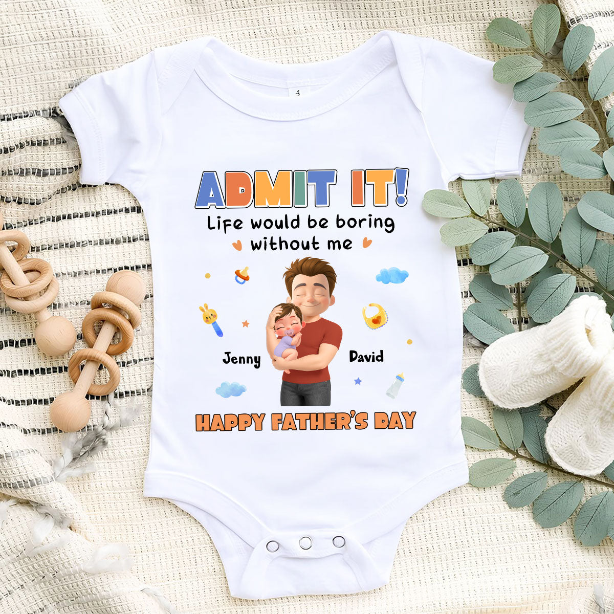 Admit It - Personalized Baby Onesie