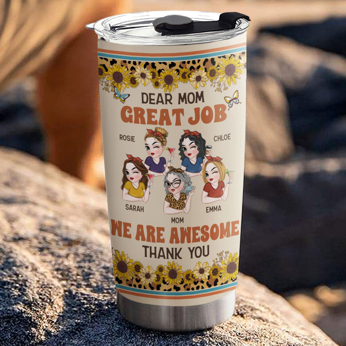 Custom Mother's Day Birthday Gifts For Mom • We Are Awesome - Personalized Tumbler