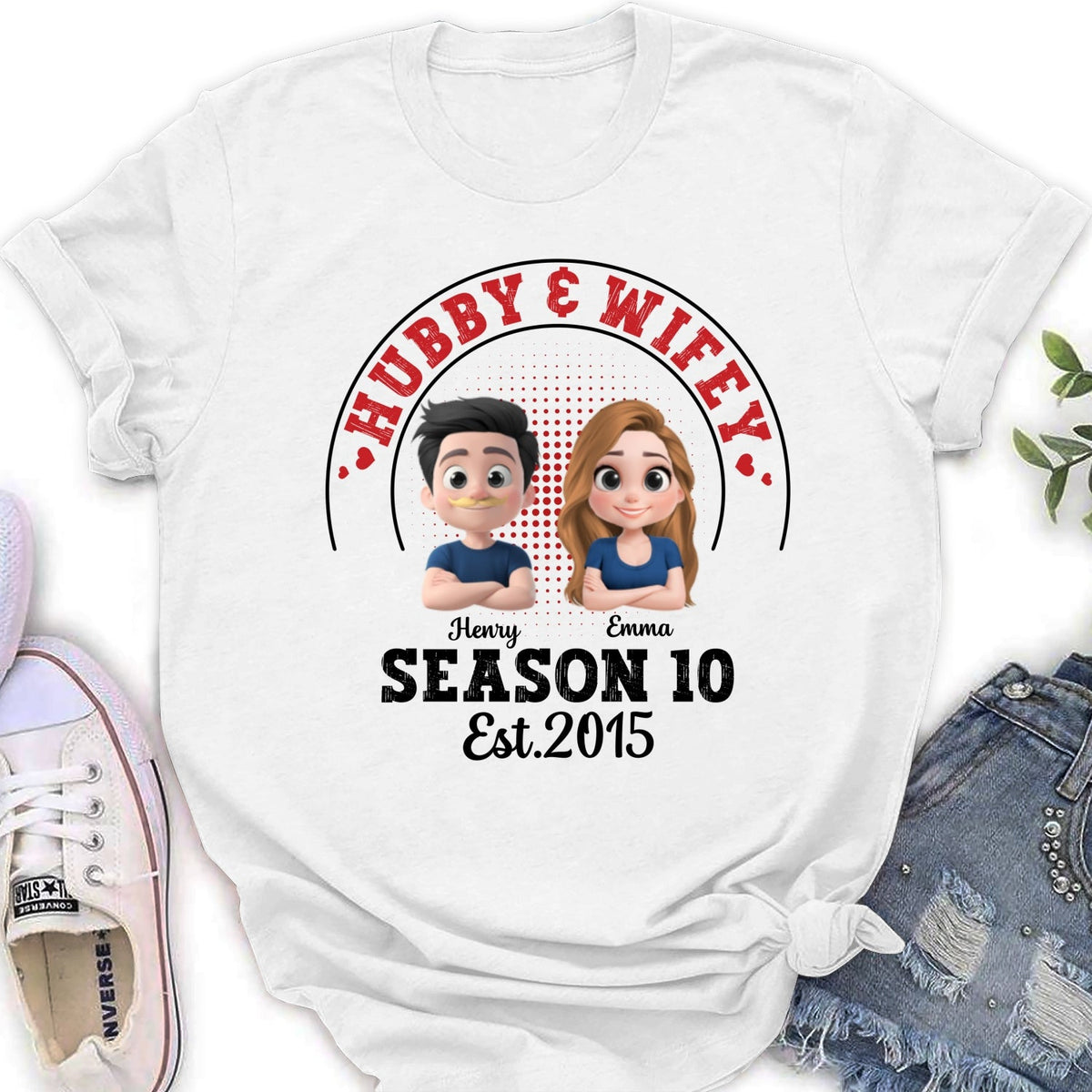 Custom Anniversary Keepsake Gifts For Couple • Anniversary Together - Personalized Shirt