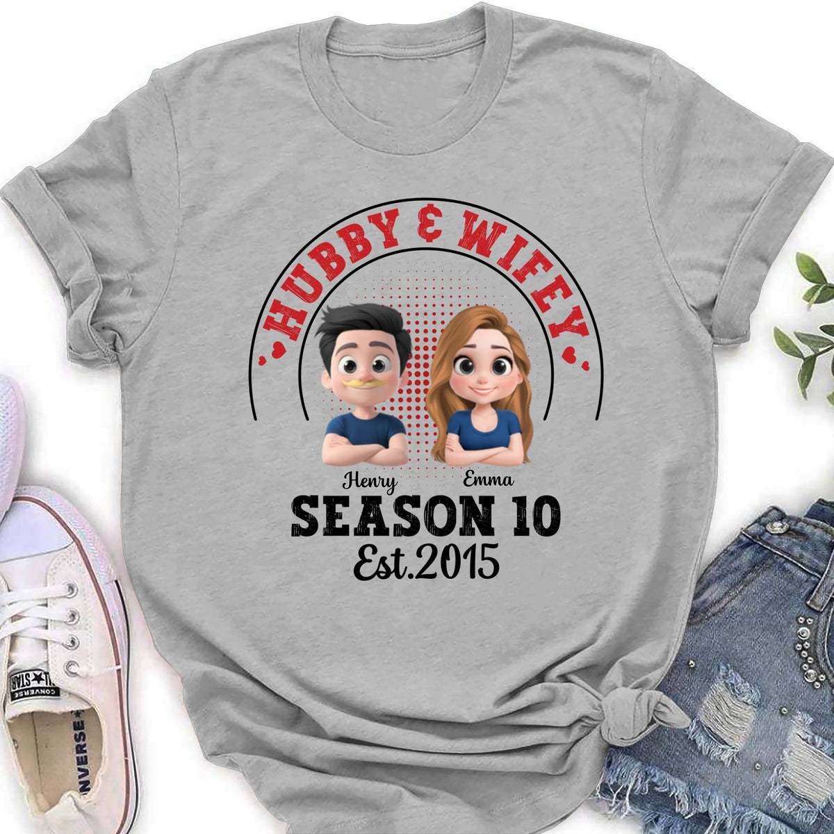 Custom Anniversary Keepsake Gifts For Couple • Anniversary Together - Personalized Shirt