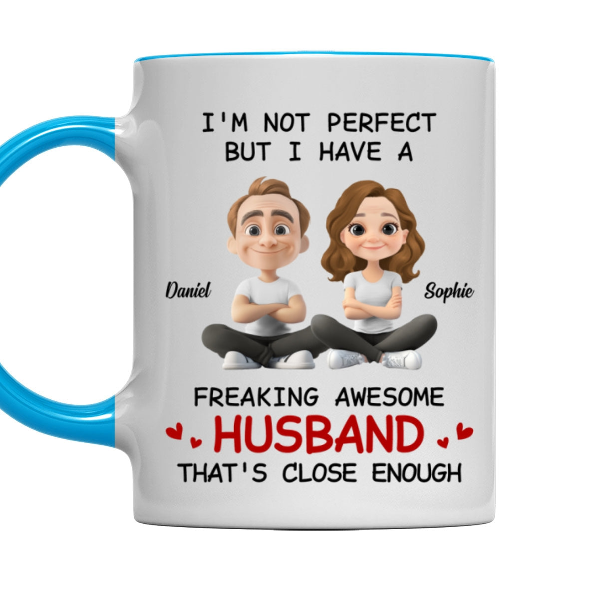 Custom Anniversary Keepsake Gifts For Couple • Endless Love - Personalized Accent Mug