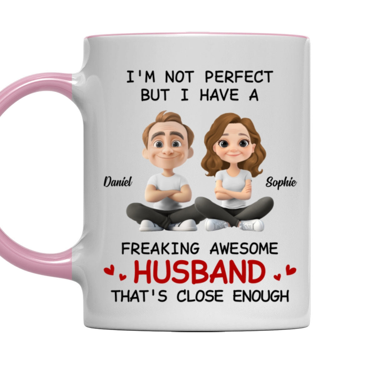 Custom Anniversary Keepsake Gifts For Couple • Endless Love - Personalized Accent Mug