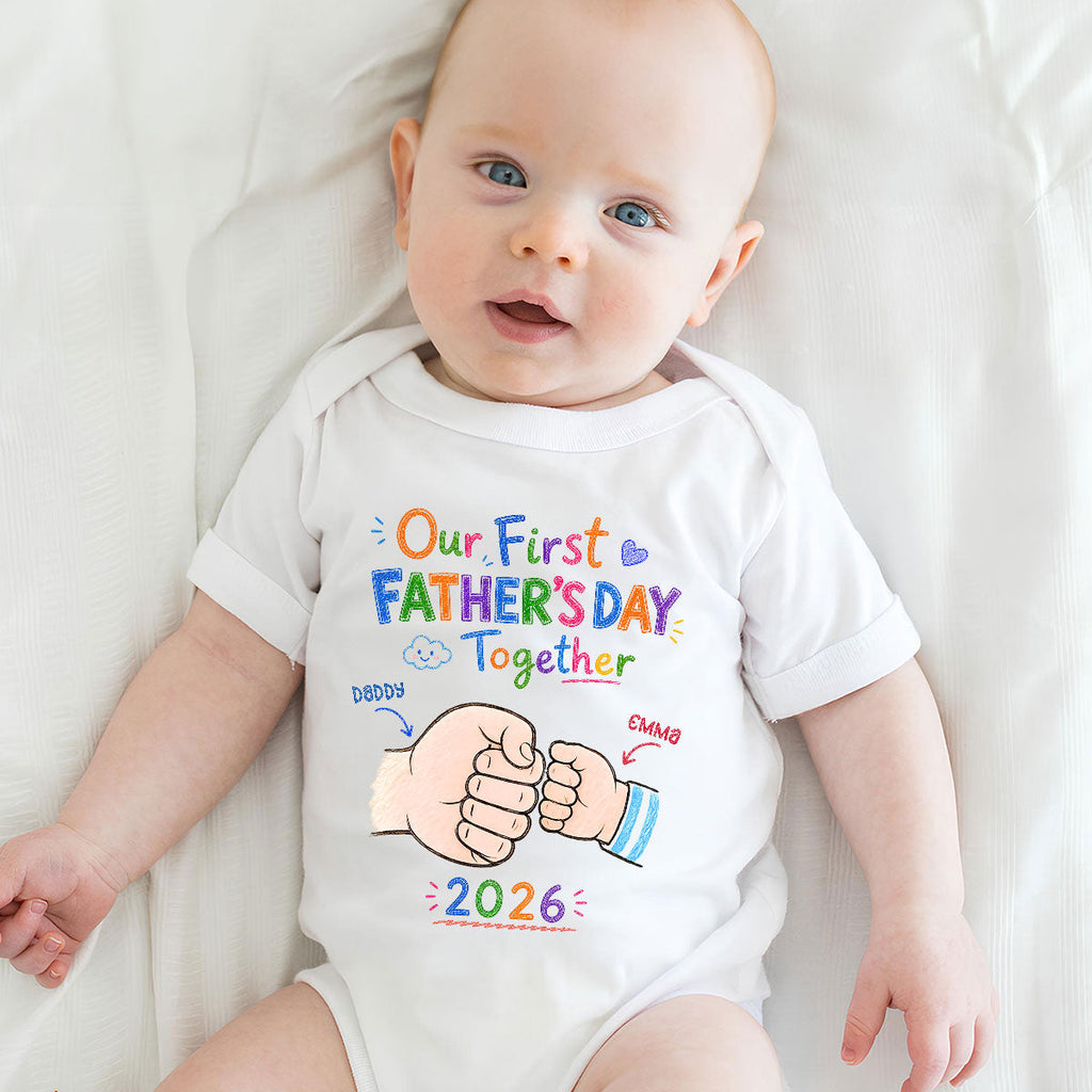 Our First Year - Personalized Baby Onesie