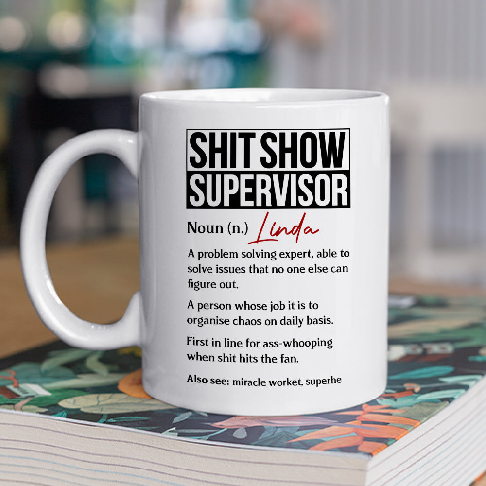 Custom Coworker, Christmas & Birthday Team Appreciation Gift • Problem Solver - Personalized Coffee Mug