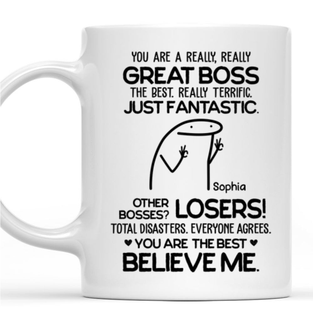 Custom Best Friend, Christmas & Birthday Friendship Keepsake Gift • Believe Me - Personalized Coffee Mug