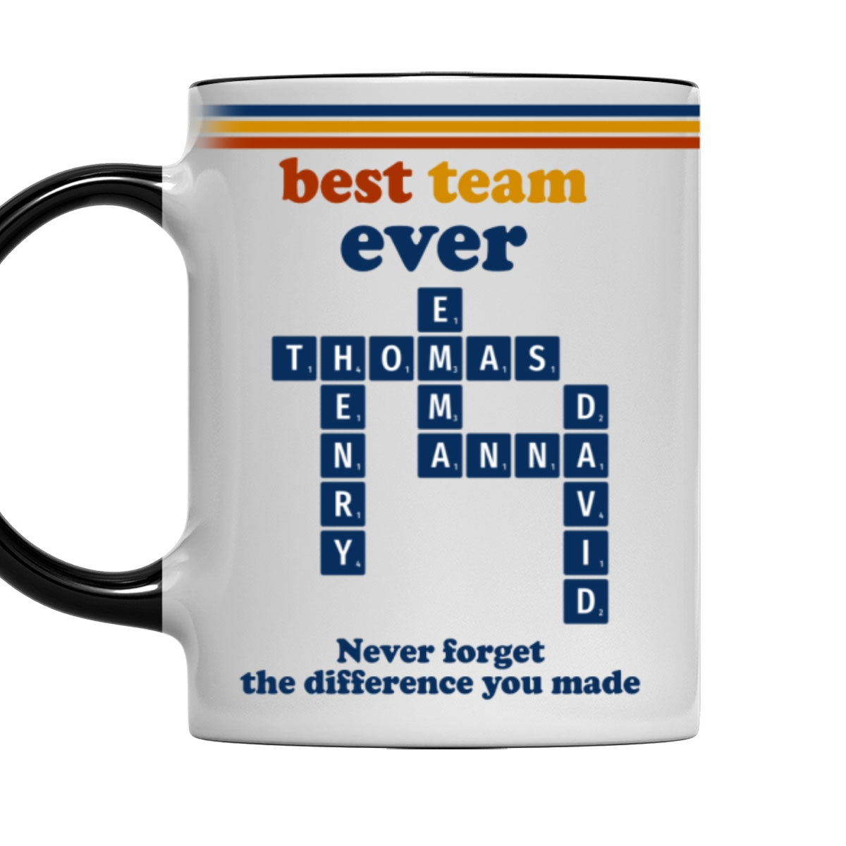 Custom Coworker, Christmas & Birthday Team Appreciation Gift • My Dream Team - Personalized Accent Mug