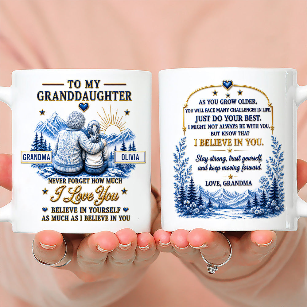 Custom Christmas & Birthday Keepsake Gift • My Love Always Follows You - Personalized 3D Inflated Effect Mug