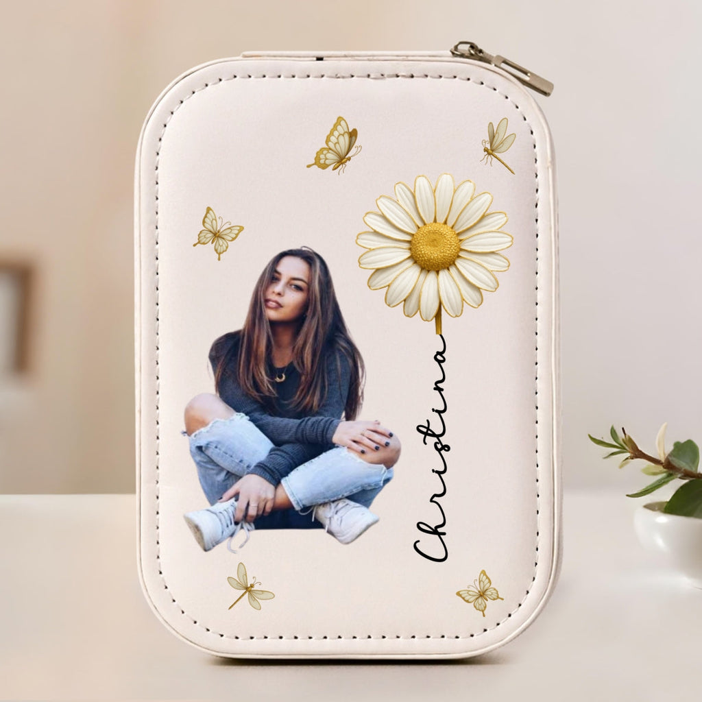 Blooming Soul With Photo - Personalized Jewelry Box With LED Mirror
