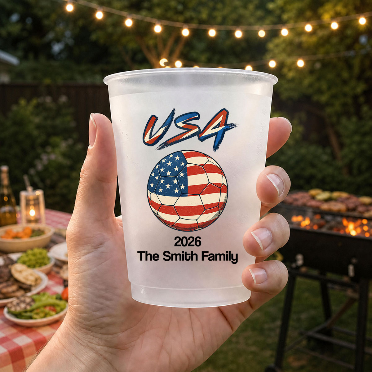 Global Tournament - Personalized Frosted Cup