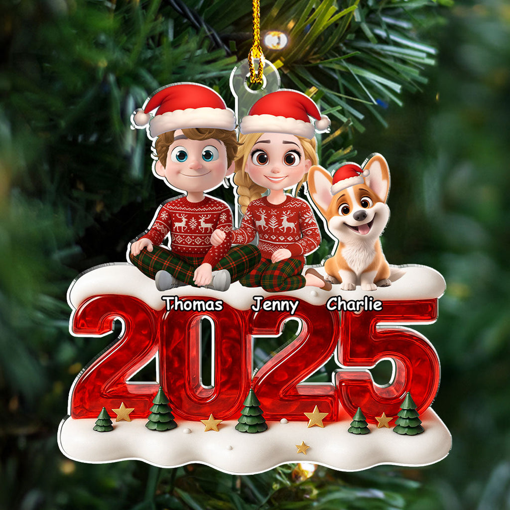 Custom Keepsake Christmas Ornament •  Memorable Year - Personalized Acrylic Ornament