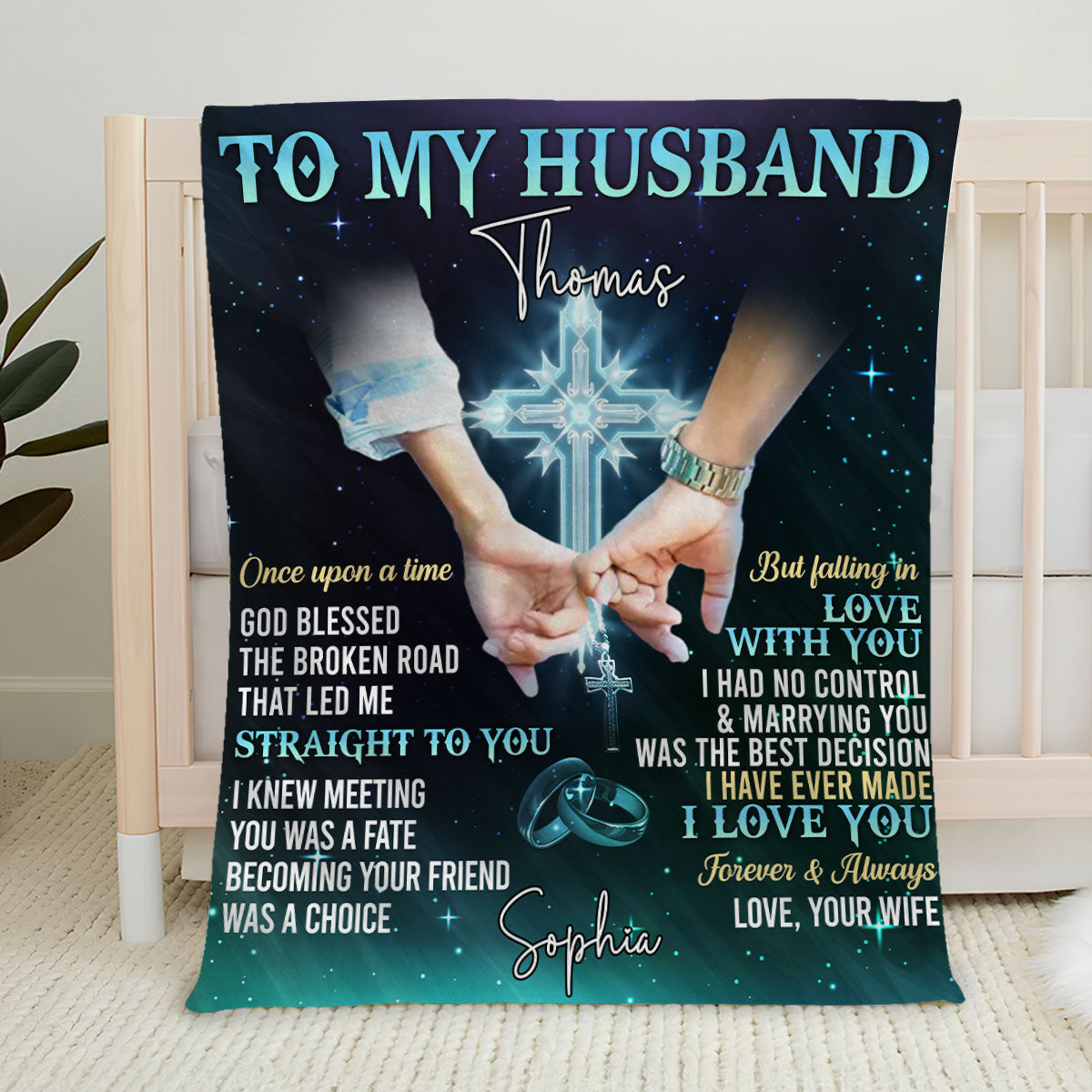 Forever Love You - Personalized Fleece Blanket