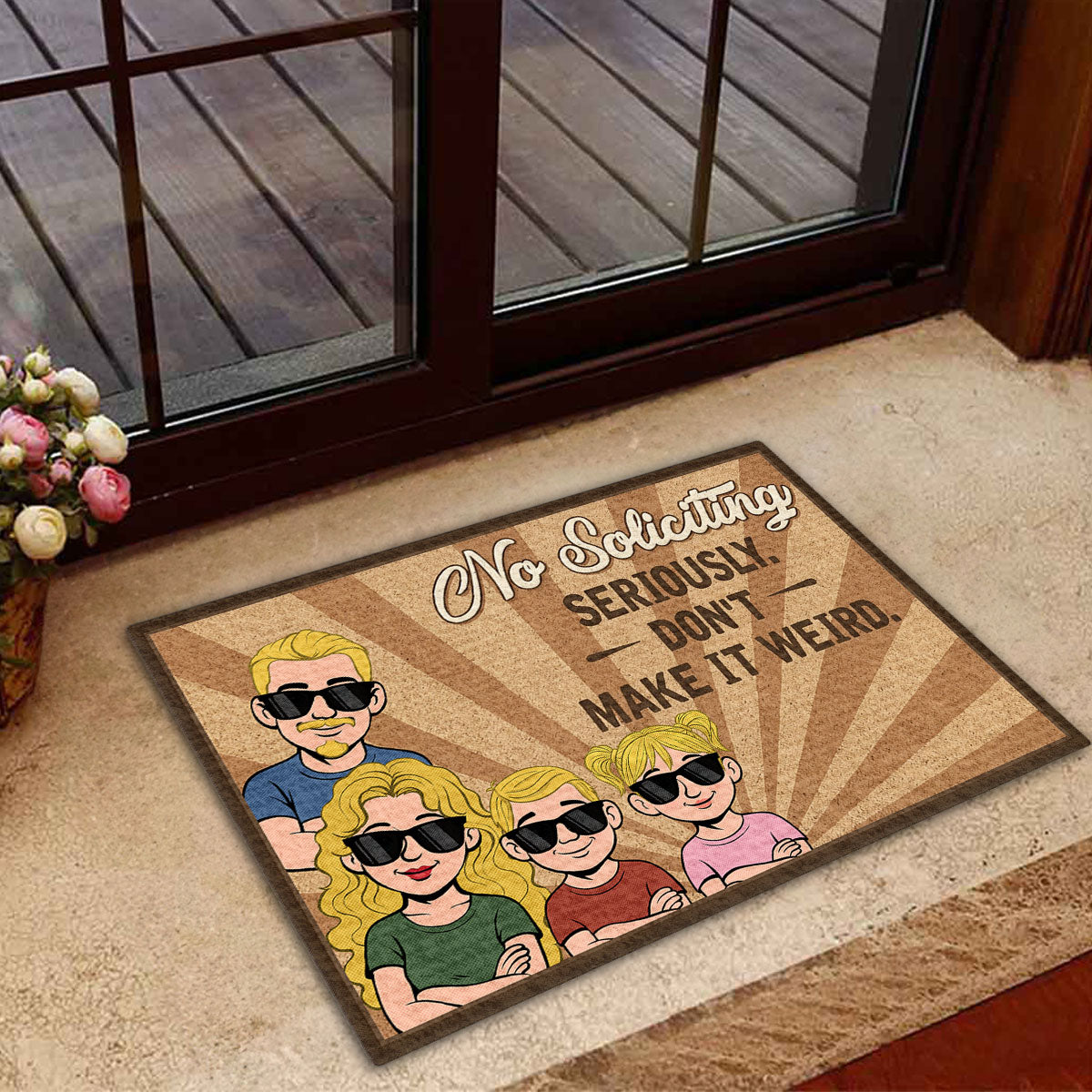 Please Skip This House - Personalized Doormat
