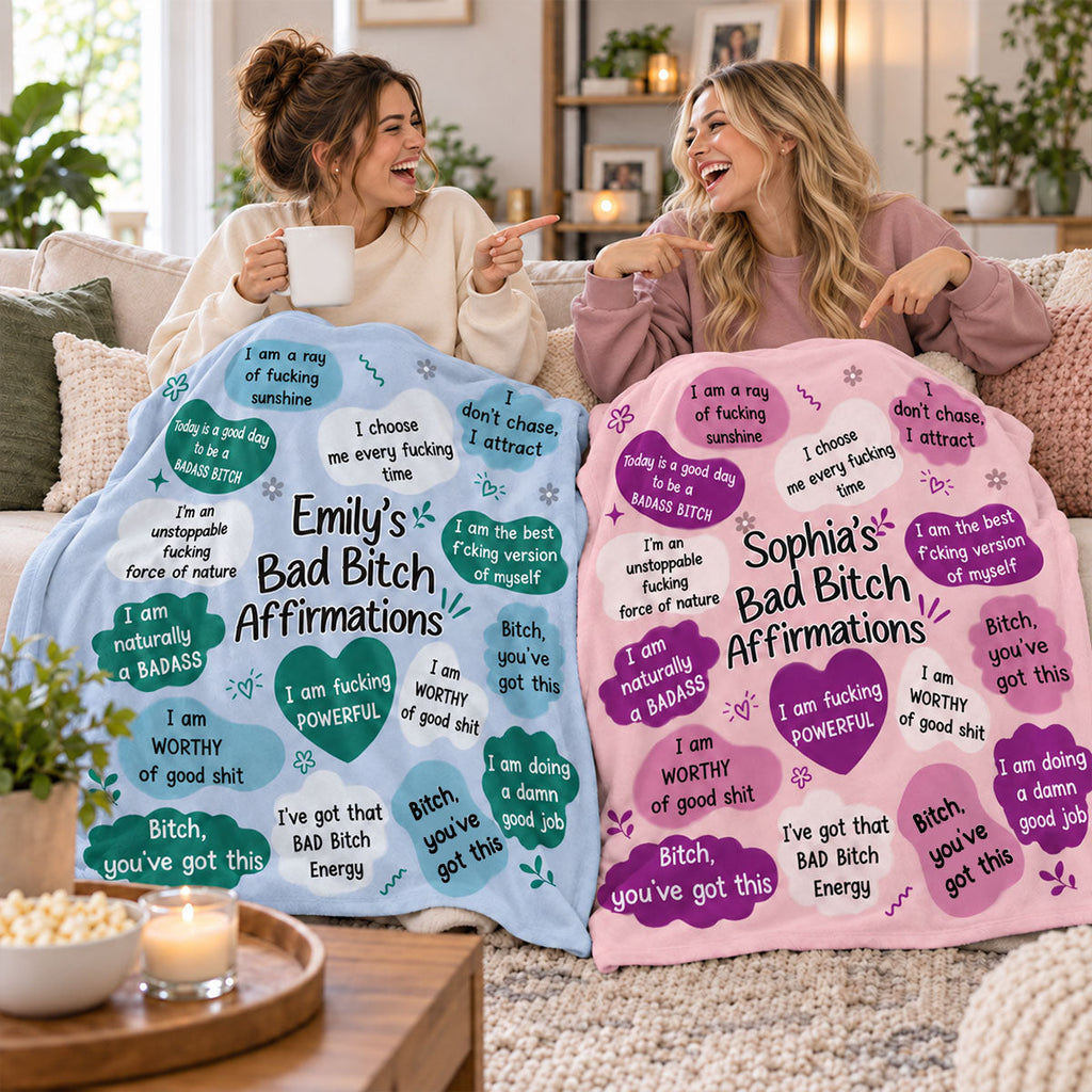 Today Is A Good Day - Personalized Fleece Blanket